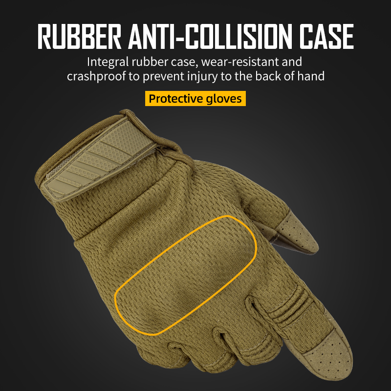 IDOGEAR Tactical Gloves Motorbike Gloves Touch Screen Full Finger Combat Men Gloves MC 6610-IDOGEAR INDUSTRIAL