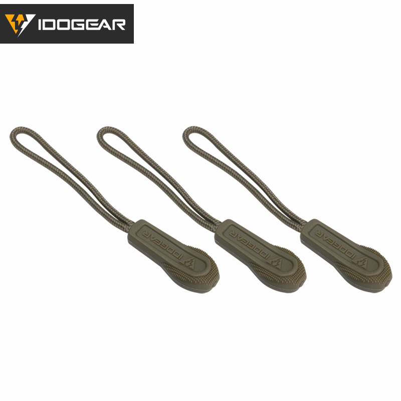 IDOGEAR Tactical Zipper Handle High-Quality Replacement Zipper Pull Tactical Gear Accessories ($4.99 get 3pcs) 3952-IDOGEAR INDUSTRIAL
