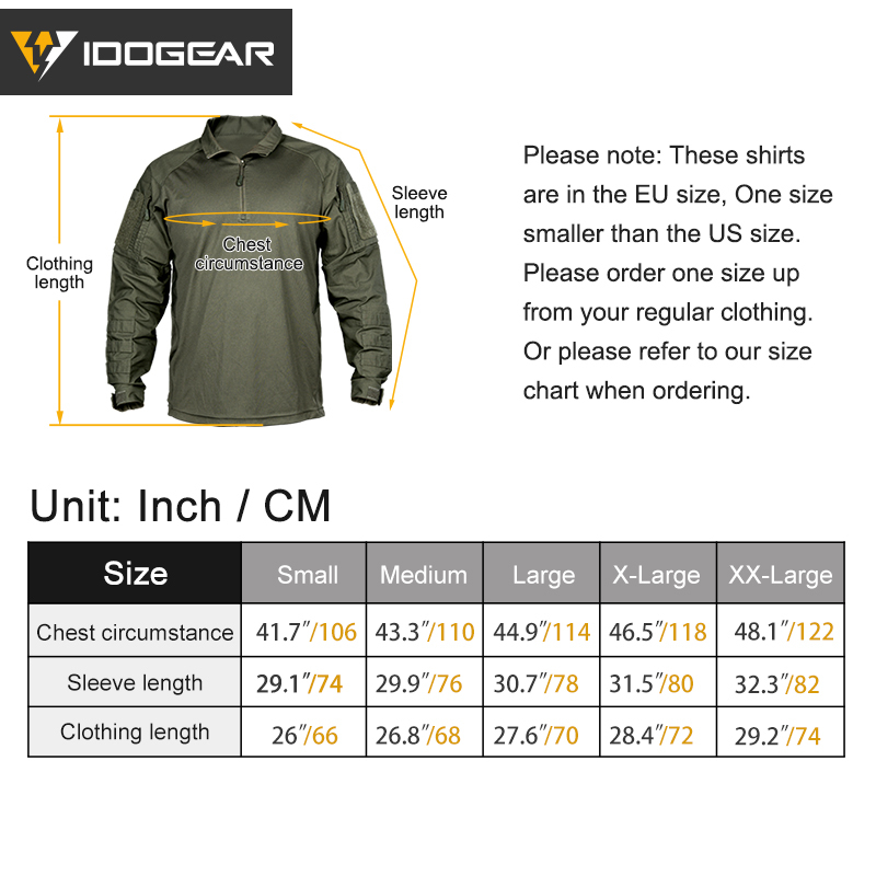 IDOGEAR UFS Men's  Tactical Shirt  Clothes With Elbow Pads  Slight Elasticity Breathable Sport Shirt  3116