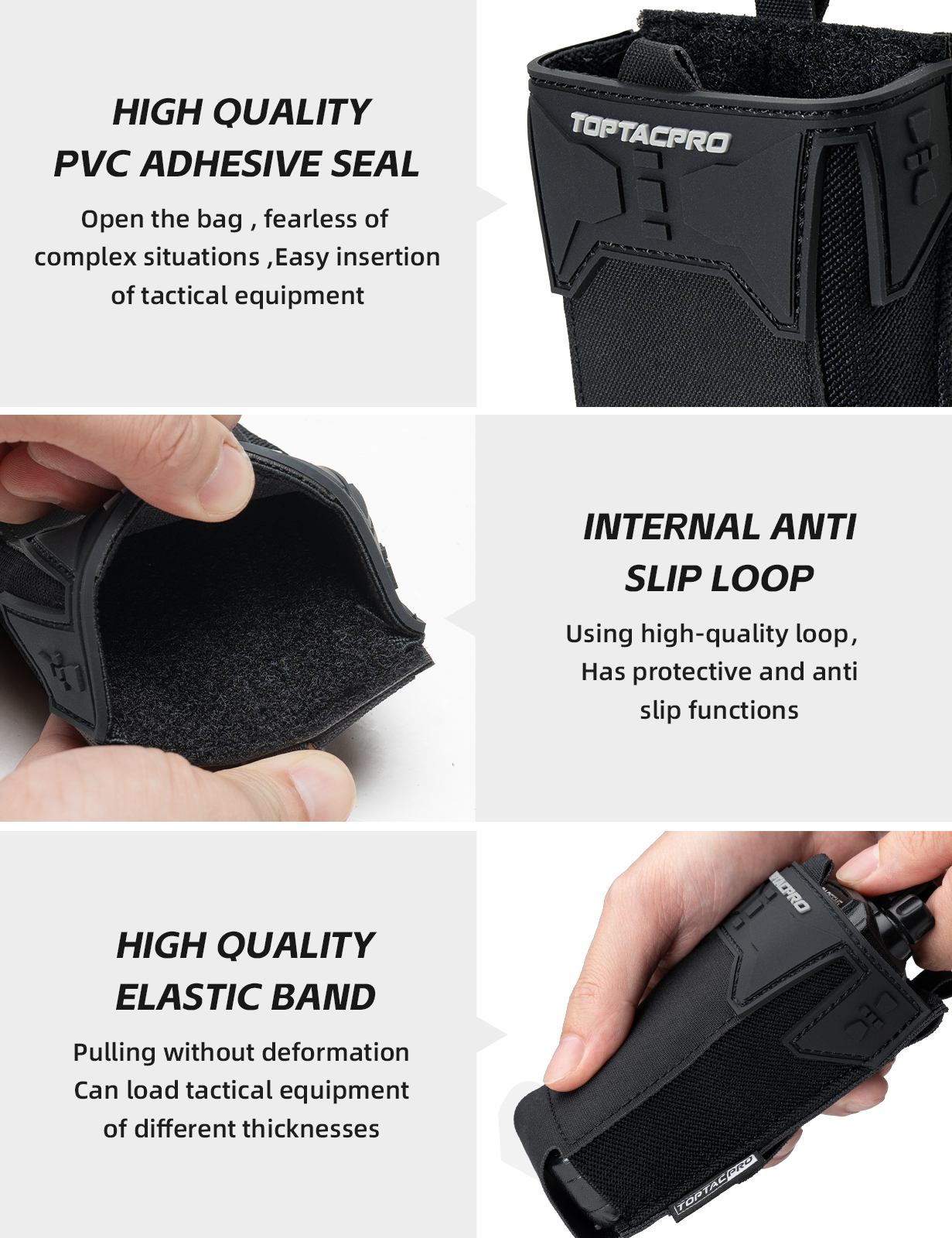 TOPTACPRO Tactical Mag Pouch  8537