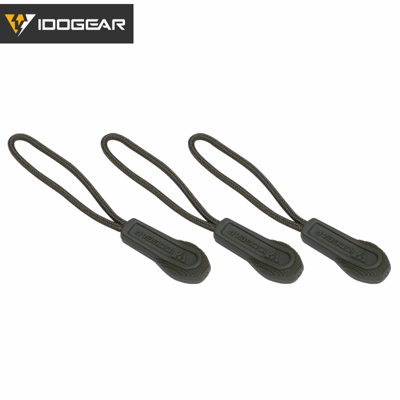 IDOGEAR Tactical Zipper Handle High-Quality Replacement Zipper Pull Tactical Gear Accessories ($4.99 get 3pcs) 3952-IDOGEAR INDUSTRIAL