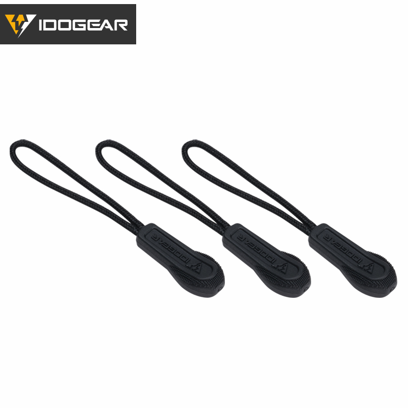 IDOGEAR Tactical Zipper Handle High-Quality Replacement Zipper Pull Tactical Gear Accessories ($4.99 get 3pcs) 3952-IDOGEAR INDUSTRIAL