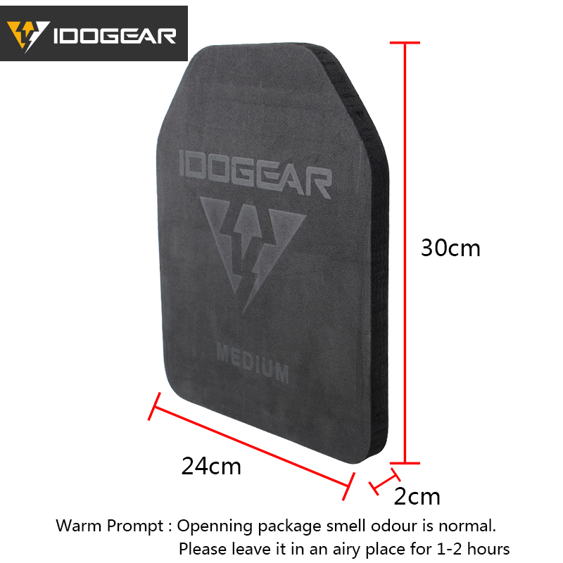 IDOGEAR Tactical EVA Plate Foam SAPI Plate for Tactical Vest 2PCS 3907
