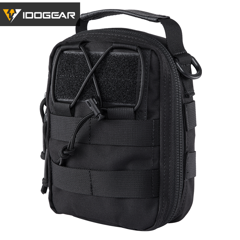 IDOGEAR Tactical Medical Pouch MOLLE First Aid EMT Utility Pouch IFAK Nylon First Aid Bag 3523