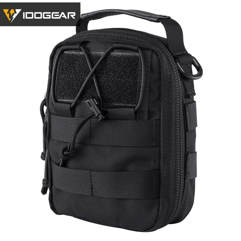 IDOGEAR Tactical Medical Pouch MOLLE First Aid EMT Utility Pouch IFAK Nylon First Aid Bag 3523