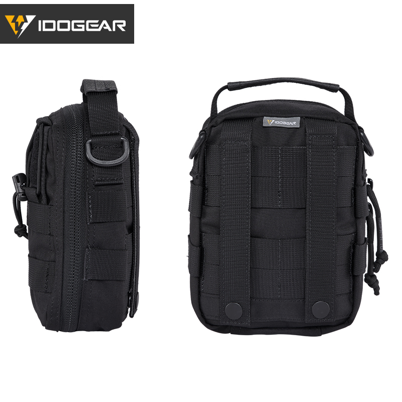 IDOGEAR Tactical Medical Pouch MOLLE First Aid EMT Utility Pouch IFAK Nylon First Aid Bag 3523