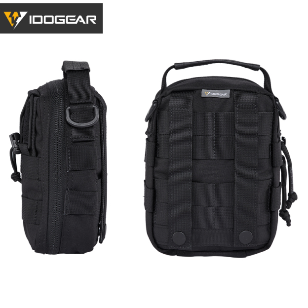 IDOGEAR Tactical Medical Pouch MOLLE First Aid EMT Utility Pouch IFAK Nylon First Aid Bag 3523