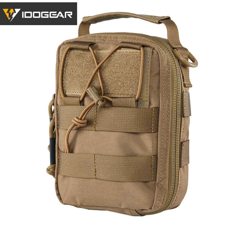 IDOGEAR Tactical Medical Pouch MOLLE First Aid EMT Utility Pouch IFAK Nylon First Aid Bag 3523