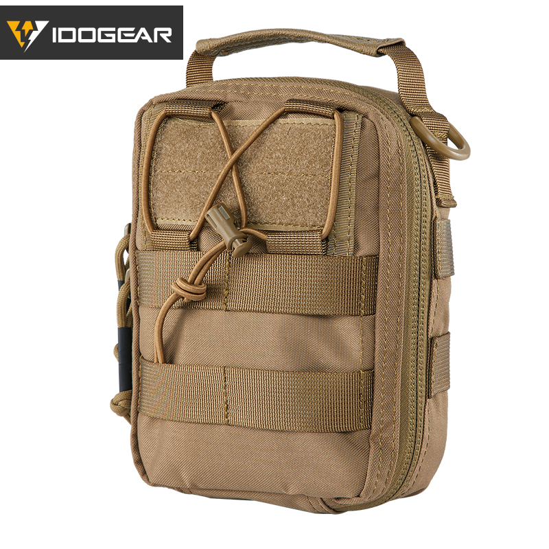 IDOGEAR Tactical Medical Pouch MOLLE First Aid EMT Utility Pouch IFAK Nylon First Aid Bag 3523