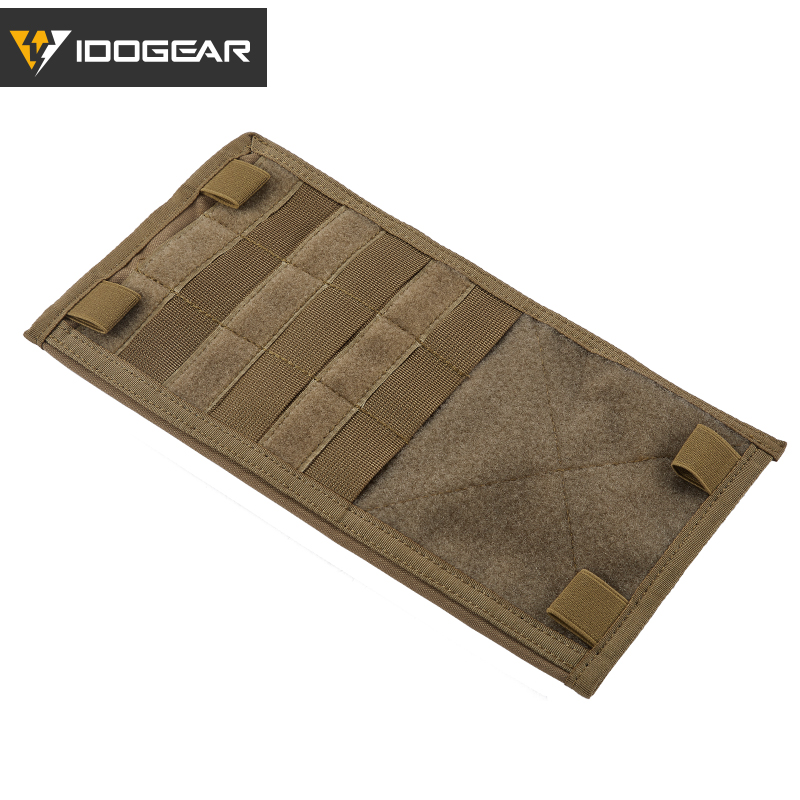 IDOGEAR Vehicle Visor Panel MOLLE Tactical Car Visor Organizer Vehicle Visor Storage 500D Nylon Visor Fits Most Vehicles - Two-Sided 3524