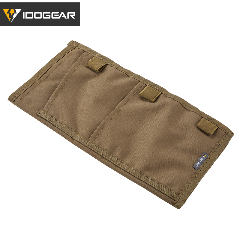 IDOGEAR Vehicle Visor Panel MOLLE Tactical Car Visor Organizer Vehicle Visor Storage 500D Nylon Visor Fits Most Vehicles - Two-Sided 3524