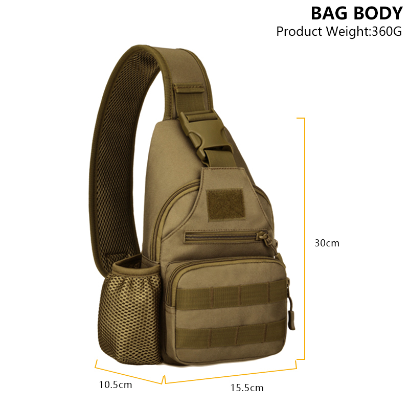 IDOGEAR Tactical USB Lightweight USB Chest Bag 3527