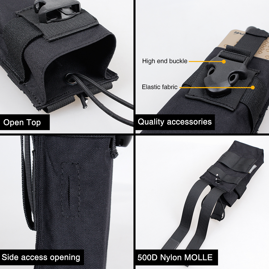 IDOGEAR Tactical Radio Pouch for PRC148/152 Radio Holster Tactical Interphone Storage MOLLE Pouch Hunting 500D Nylon 3552