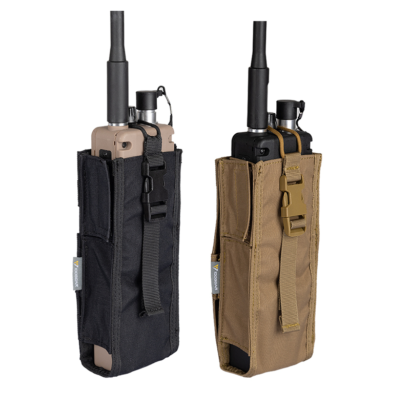 IDOGEAR Tactical Radio Pouch for Walkie Talkies PRC 148/152 Molle Radio Holder 500D Nylon 3553