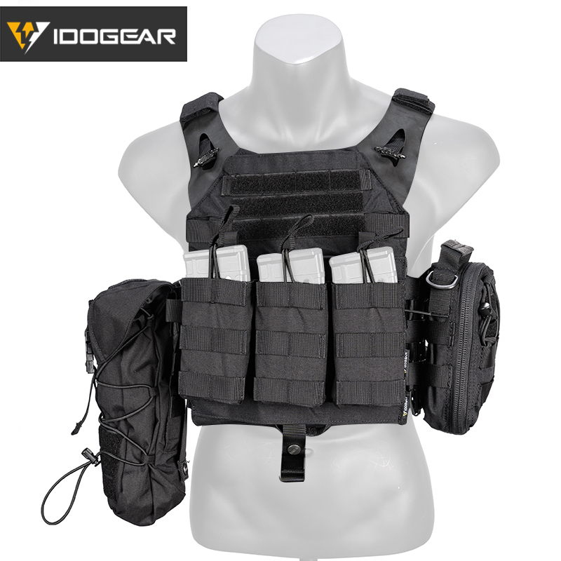 IDOGEAR Tactical JPC 2.0 Vest Set Combat Plate Carrier Set 3312-VT