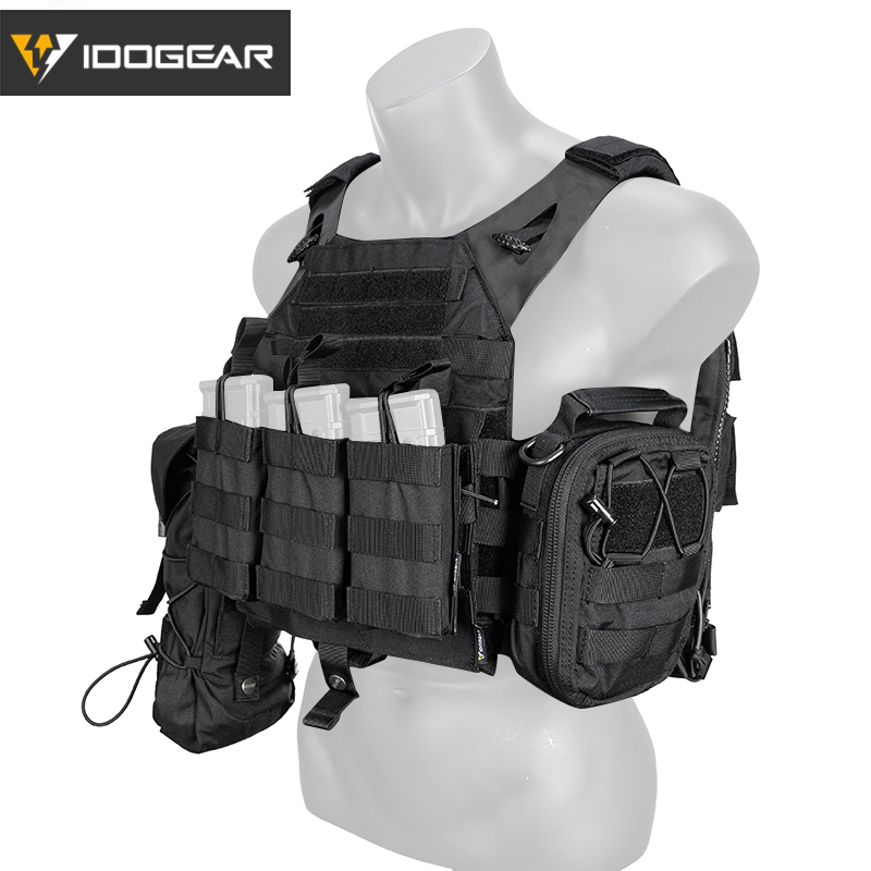 IDOGEAR Tactical JPC 2.0 Vest Set Combat Plate Carrier Set 3312-VT