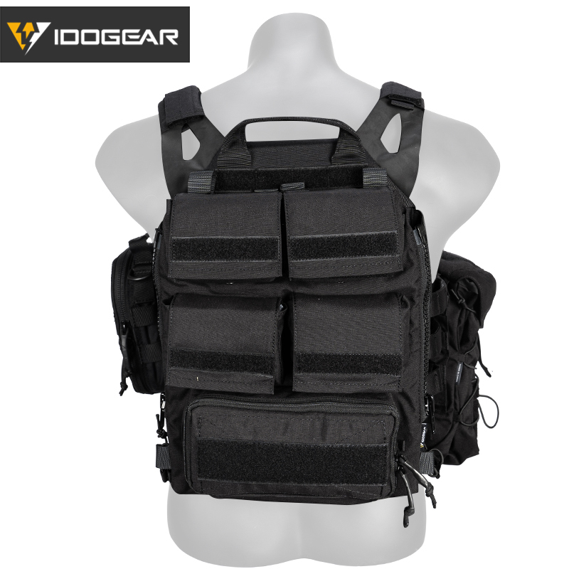 IDOGEAR Tactical JPC 2.0 Vest Set Combat Plate Carrier Set 3312-VT