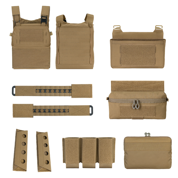Halloween Promotion | Ghost Action FCPC V5 Plate Carrier Set + DOPE Triple Mag Pouch+front Flap+insert Pouch Full Set