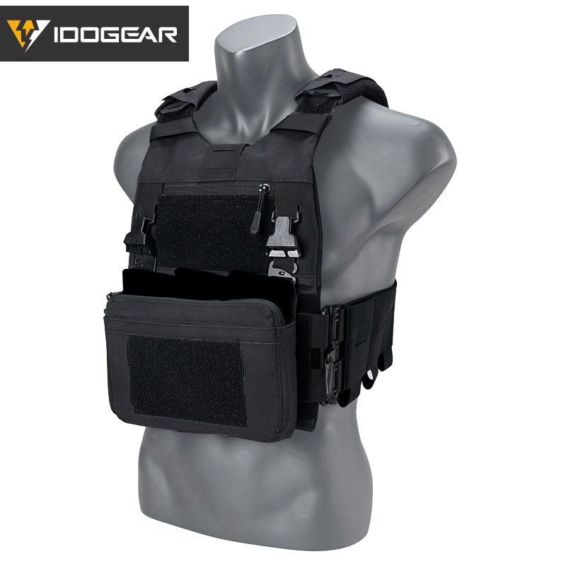 IDOGEAR Tactical 3.0 FCSK Vest with DOPE Pouch Set, Zip-on Panel Pouch and DOPE Pouch Set 3320Set-7Pack