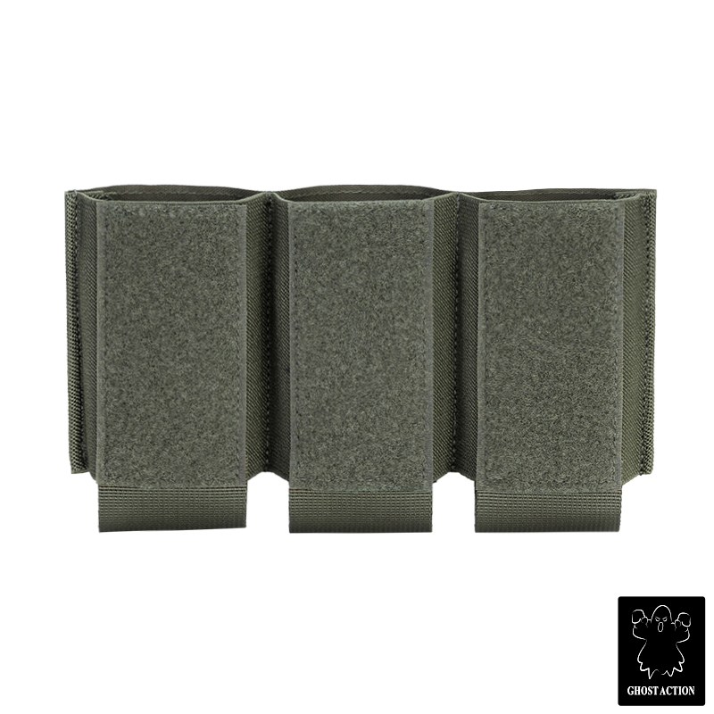 Ghost Action Triple Mag Pouch Hook & Loop DOPE Pouch Elastic Retention Magazine Pouch GA6506