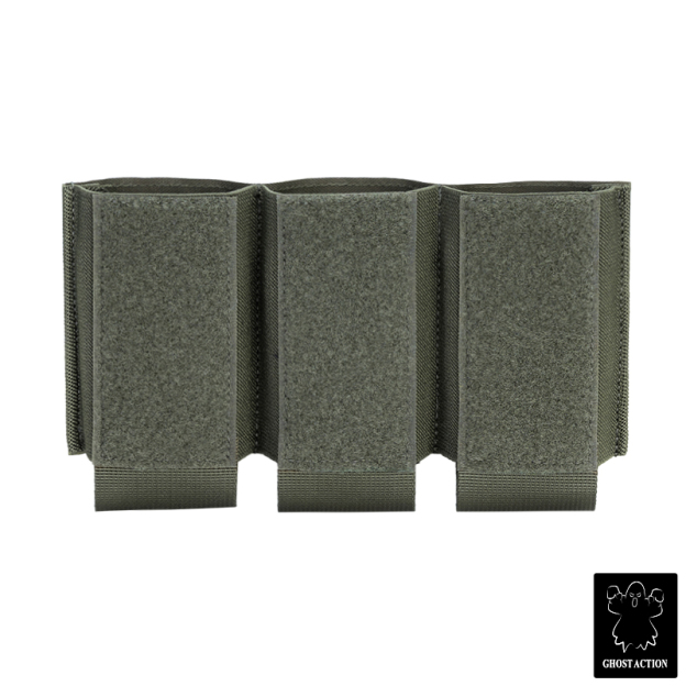 Ghost Action Triple Mag Pouch Hook & Loop DOPE Pouch Elastic Retention Magazine Pouch GA6506