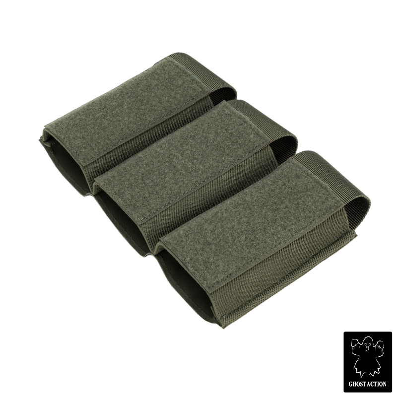 Ghost Action Triple Mag Pouch Hook & Loop DOPE Pouch Elastic Retention Magazine Pouch GA6506