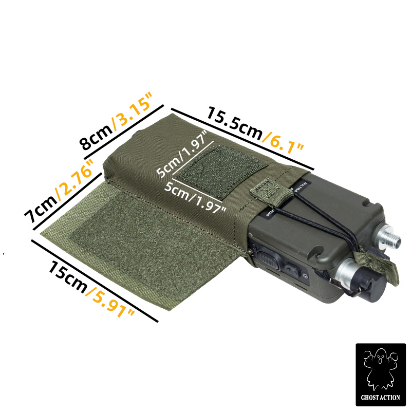 Ghost Action Radio Pouch MBITR CP Style for 152 148 JPC Vest Radio Holder GA6525
