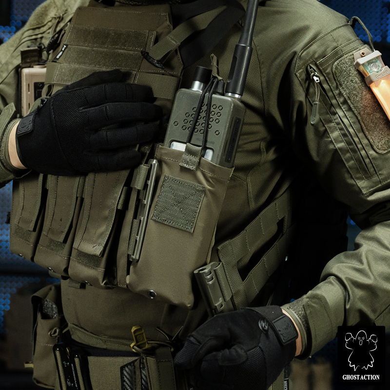 Ghost Action Radio Pouch MBITR CP Style for 152 148 JPC Vest Radio Holder GA6525
