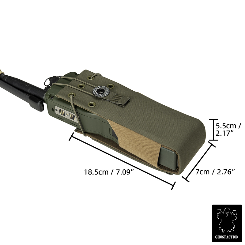 Ghost Action Radio Holder for MPU5 PRC1152 Walkie Talkie Storage Pouch GA6533