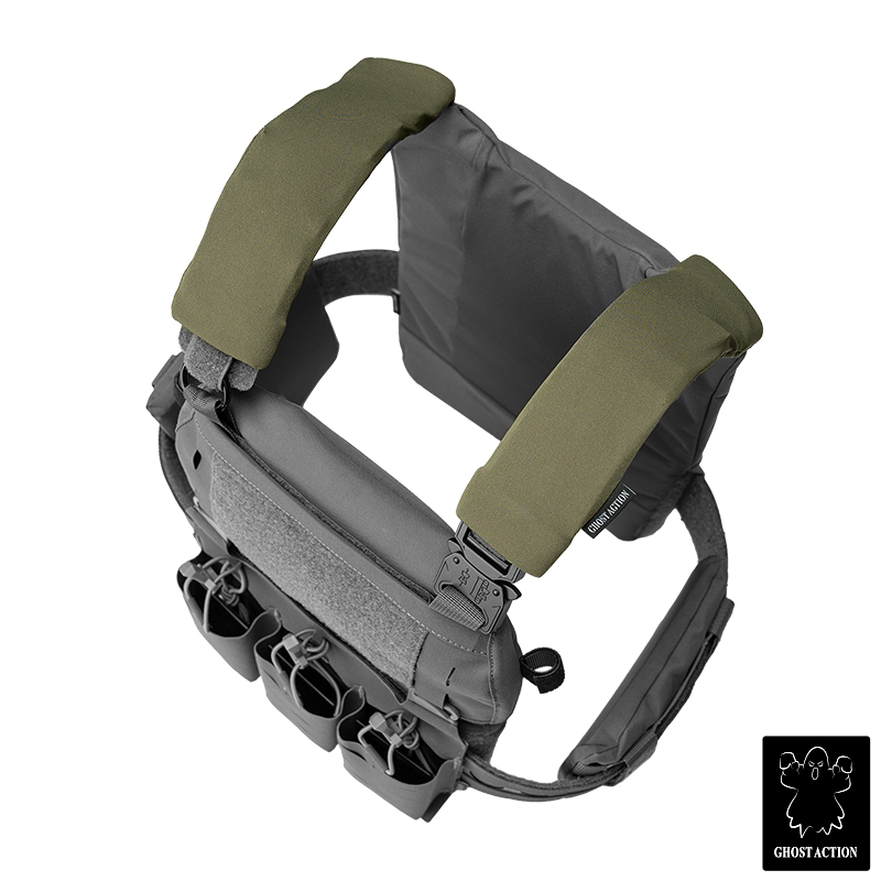 Ghost Action Padded Shoulder Pads FC Style Elastic Band for FSCK Vest 6902