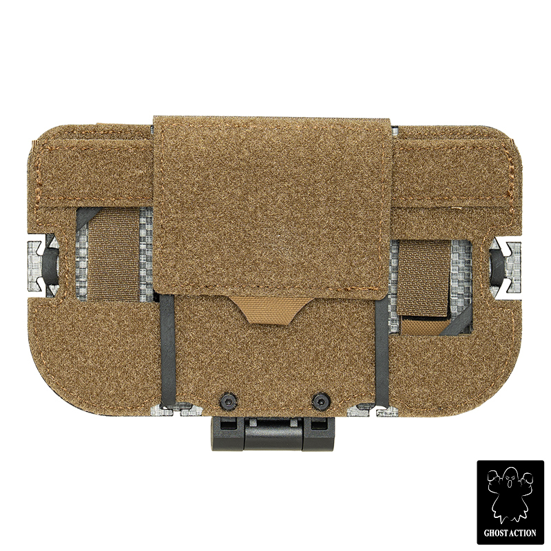 Ghost Action Navigation Panel SS Style Foldable Phone Holder Lightweight MOLLE Mount GA6905