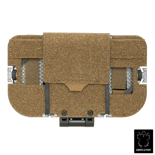 Ghost Action Navigation Panel SS Style Foldable Phone Holder Lightweight MOLLE Mount GA6905