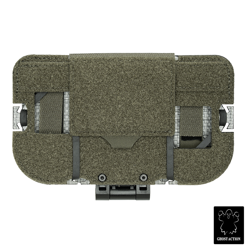 Ghost Action Navigation Panel SS Style Foldable Phone Holder Lightweight MOLLE Mount GA6905