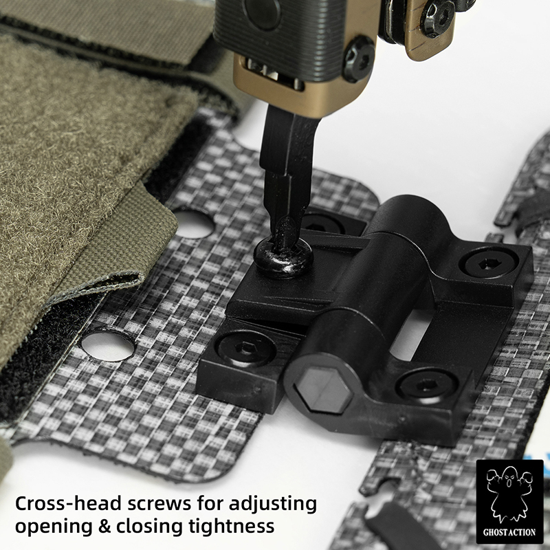 Ghost Action Navigation Panel SS Style Foldable Phone Holder Lightweight MOLLE Mount GA6905