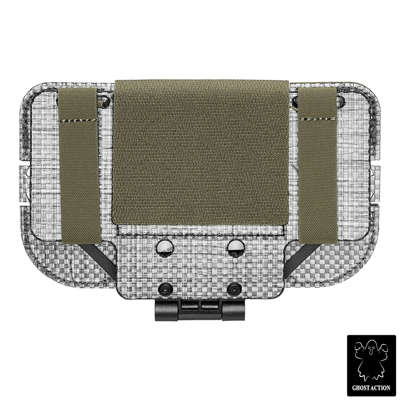 Ghost Action Navigation Panel SS Style Foldable Phone Holder Lightweight MOLLE Mount GA6905