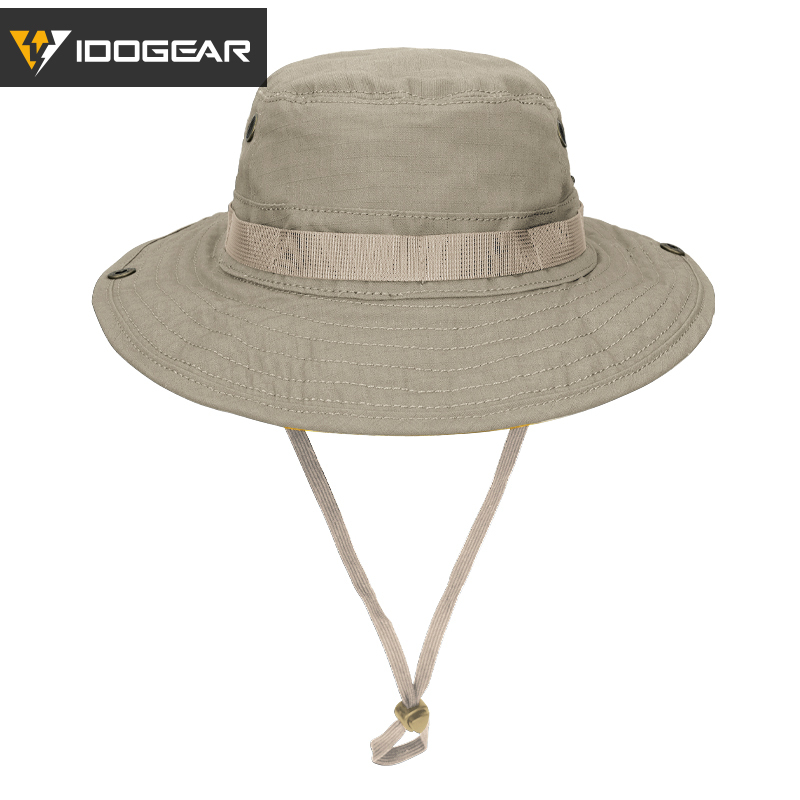 IDOGEAR Wide Brim Boonie Hat with Adjustable Loops Buckle 3620