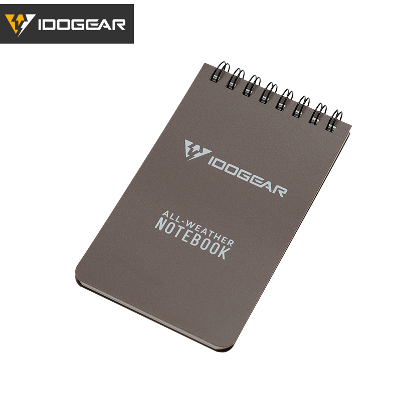 IDOGEAR Notebook Waterproof Lightweight EDC Daily Memo Portable Tactical Notepads 3903
