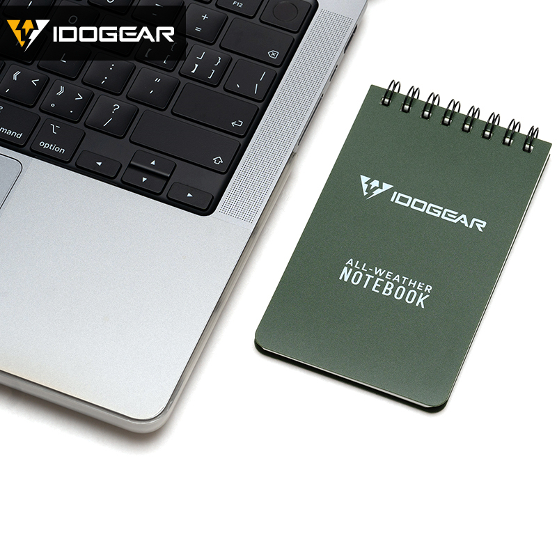 IDOGEAR Notebook Waterproof Lightweight EDC Daily Memo Portable Tactical Notepads 3903