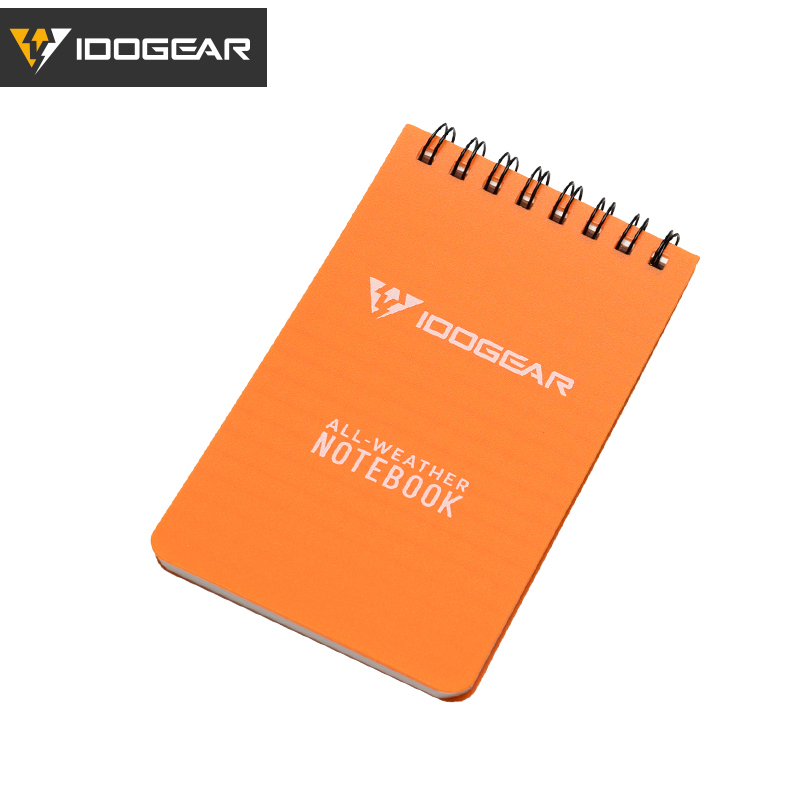 IDOGEAR Notebook Waterproof Lightweight EDC Daily Memo Portable Tactical Notepads 3903