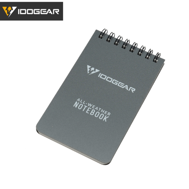IDOGEAR Notebook Waterproof Lightweight EDC Daily Memo Portable Tactical Notepads 3903