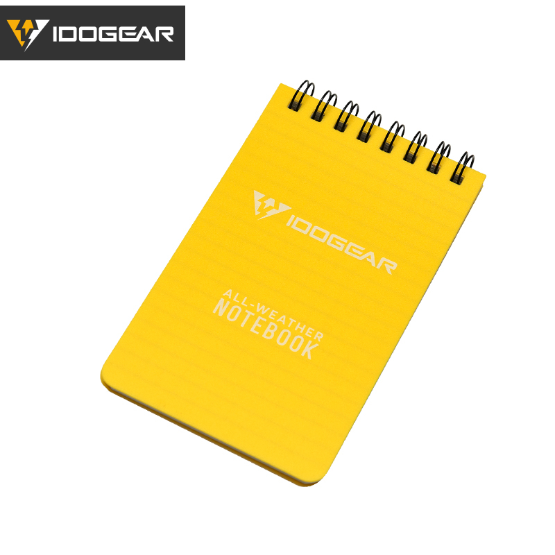 IDOGEAR Notebook Waterproof Lightweight EDC Daily Memo Portable Tactical Notepads 3903