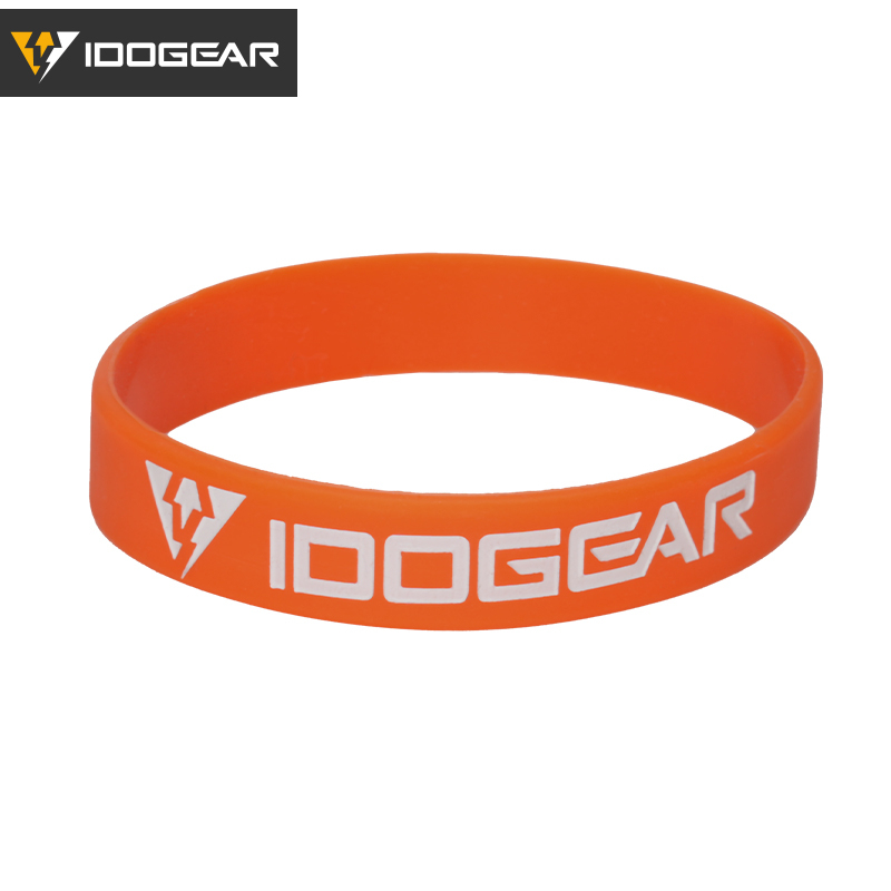 IDOGEAR Tactical Rubber Bracelet 3pcs/set ALL IN Game Prop Morale Marking Tactical Accessories 3904