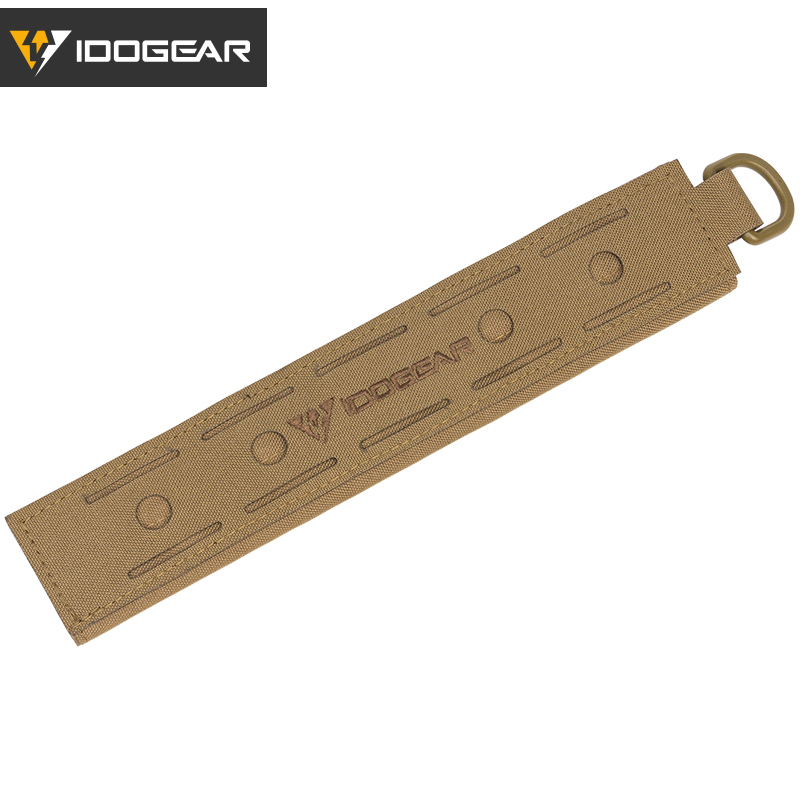 IDOGEAR Tactical Headset Cover with D-Buckle Hanger MOLLE Laser Cut Advanced Headband Modular Cover Fit For All General Earmuffs 3948