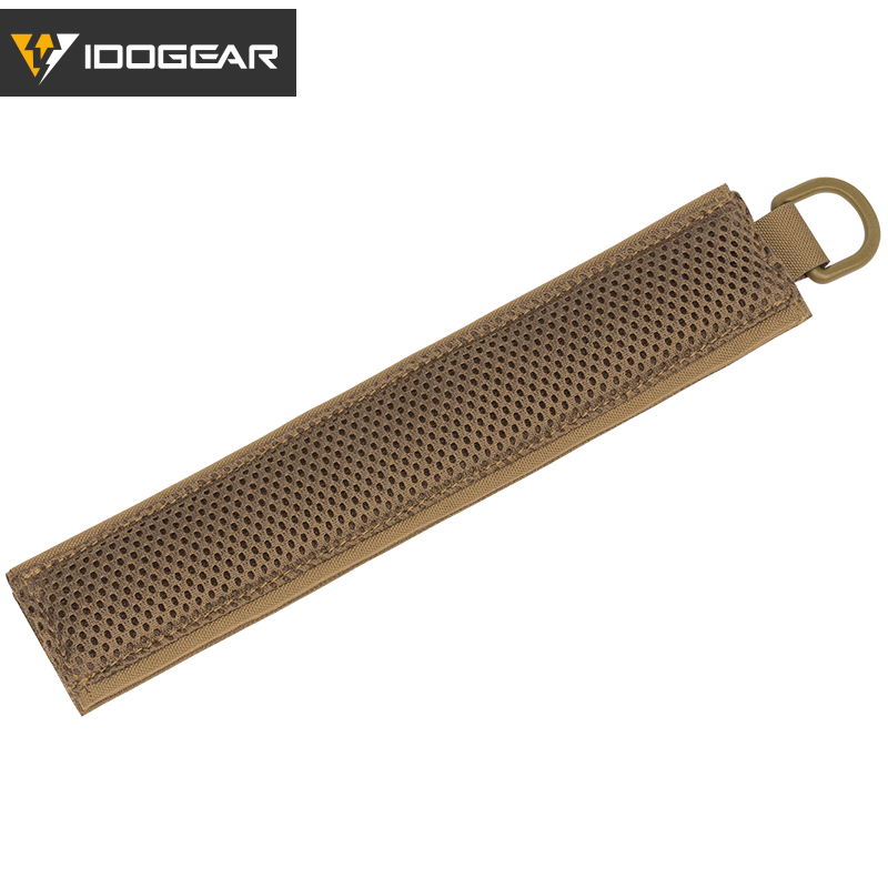 IDOGEAR Tactical Headset Cover with D-Buckle Hanger MOLLE Laser Cut Advanced Headband Modular Cover Fit For All General Earmuffs 3948