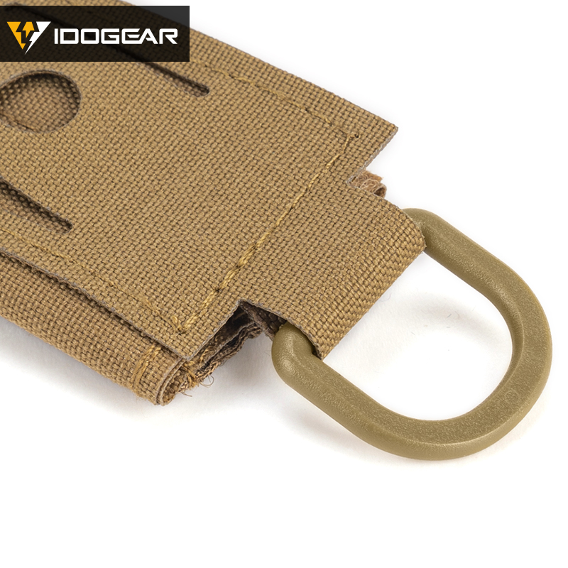 IDOGEAR Tactical Headset Cover with D-Buckle Hanger MOLLE Laser Cut Advanced Headband Modular Cover Fit For All General Earmuffs 3948