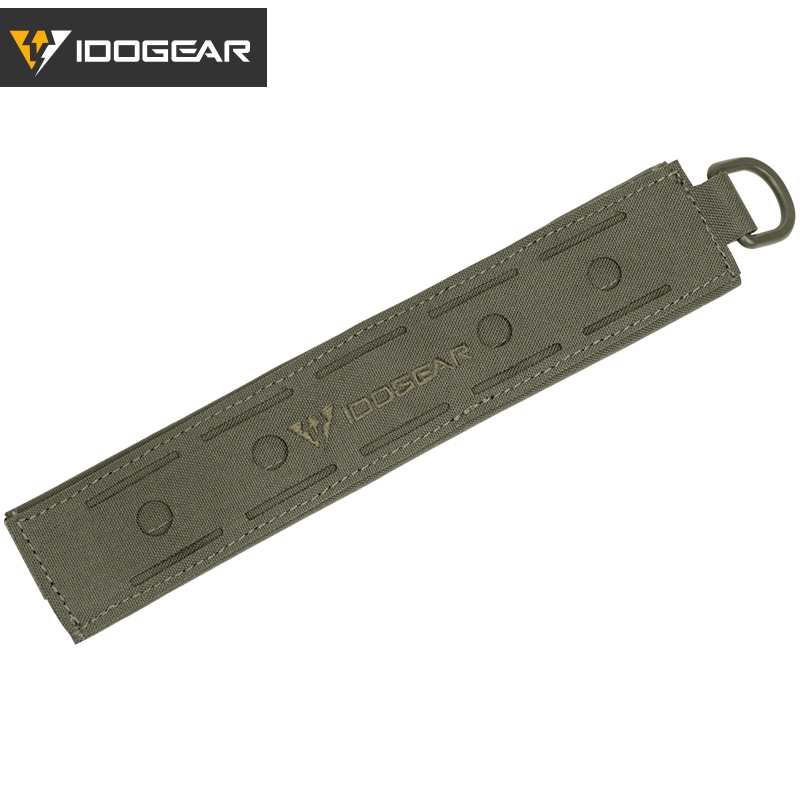 IDOGEAR Tactical Headset Cover with D-Buckle Hanger MOLLE Laser Cut Advanced Headband Modular Cover Fit For All General Earmuffs 3948