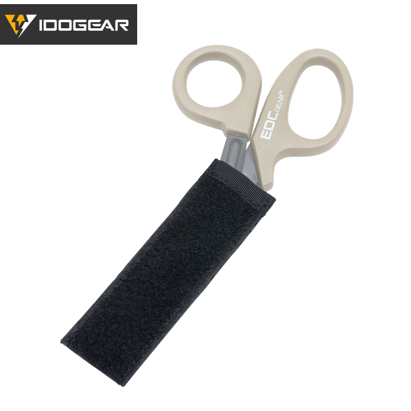 IDOGEAR Tactical Shear Holder Scissor Pouch Hook&Loop For MK3 Chest Rig Gear 3954