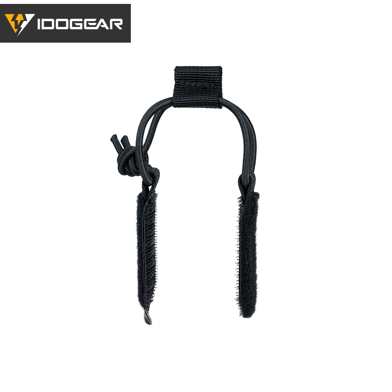 IDOGEAR Tactical Nylon Pull Drawstring Fixing Strap with Elastic Rope 3PCS/set 3956