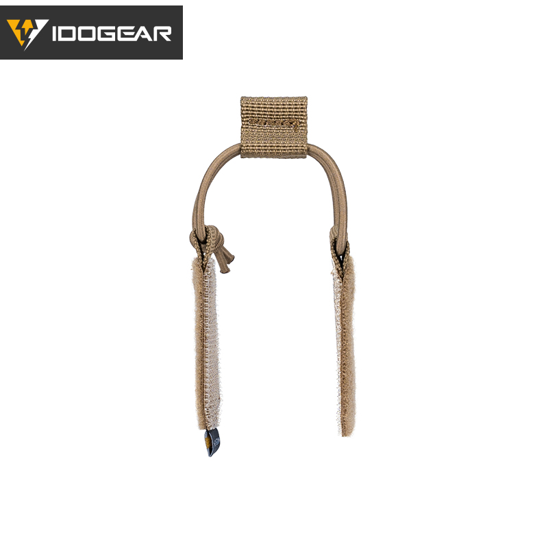 IDOGEAR Tactical Nylon Pull Drawstring Fixing Strap with Elastic Rope 3PCS/set 3956