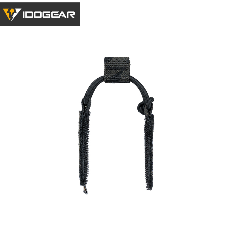 IDOGEAR Tactical Nylon Pull Drawstring Fixing Strap with Elastic Rope 3PCS/set 3956